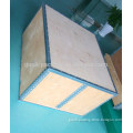 Transport foldable wooden packing box